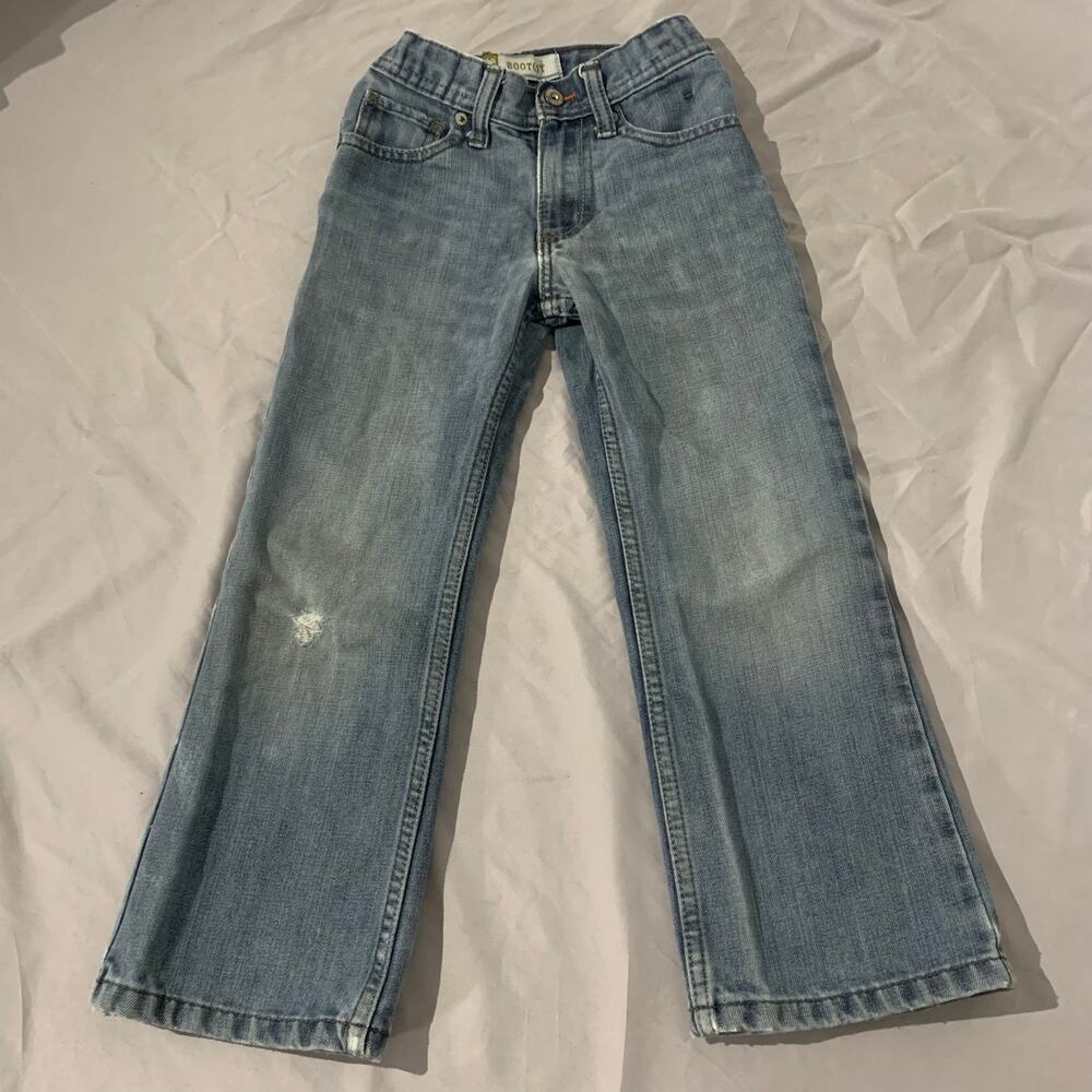 Lee Dungarees Kids Bootcut Jeans – Size 6 – Light Wash – Adjustable Waist